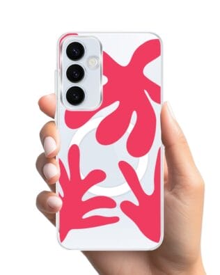 Etui do Samsung Galaxy A35 5G z MagSafe przeźroczyste, silikonowe Flexi, rafa