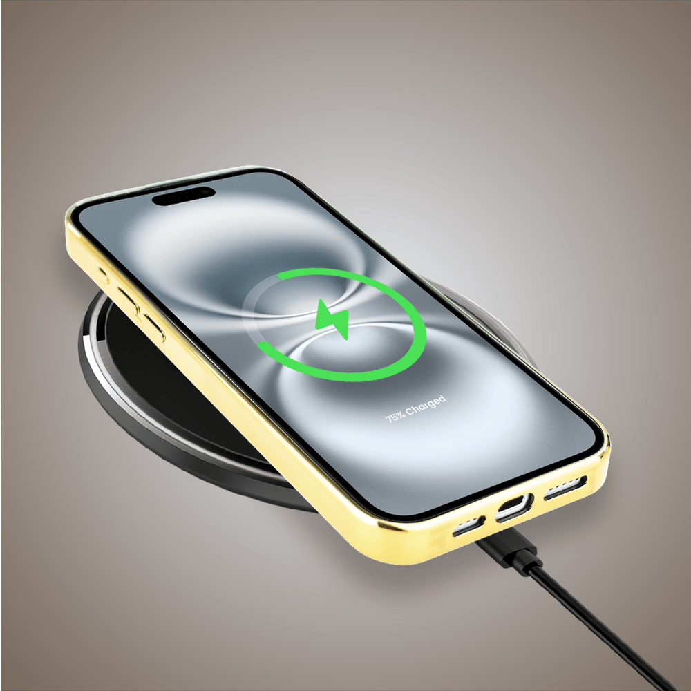 Etui do iPhone 16 IBIZU Elite Glass z MagSafe, Zwierzęta, Piaskowa odyseja, złote - obrazek 8