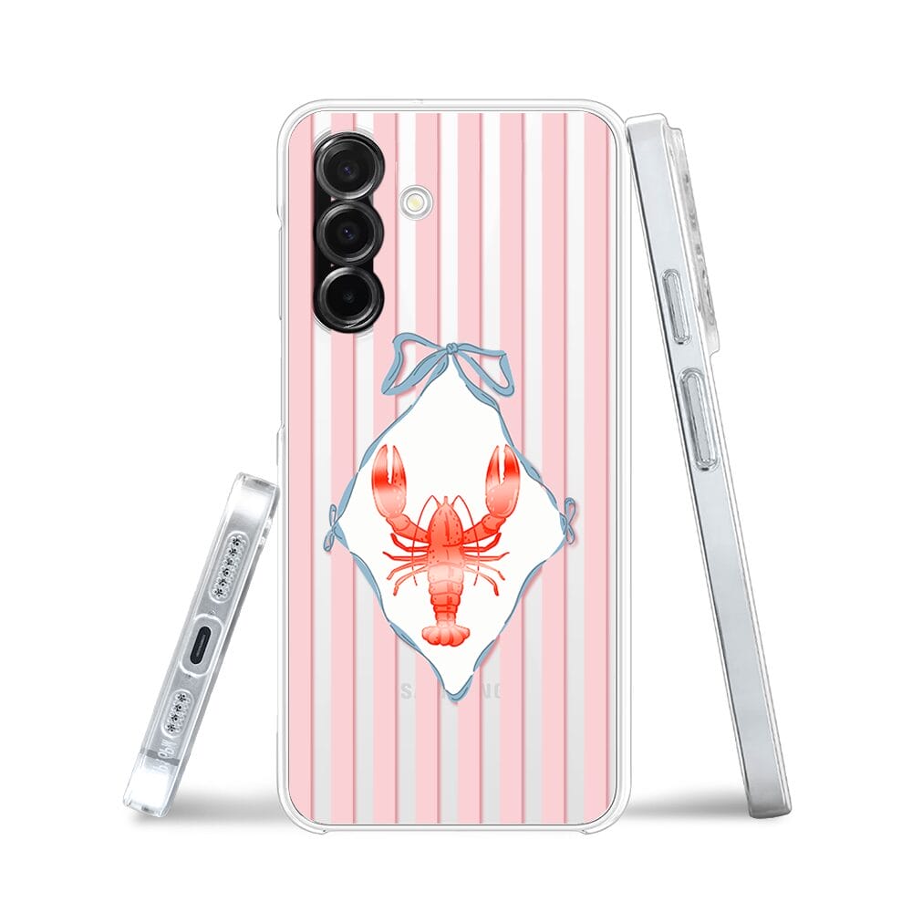 Etui do Samsung Galaxy A26 5G przeźroczyste, silikonowe Flexi, Homar - obrazek 3