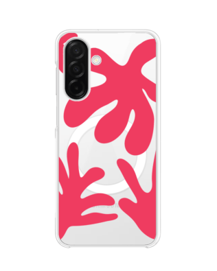 Etui do Samsung Galaxy A26 5G z MagSafe przeźroczyste, silikonowe Flexi, rafa