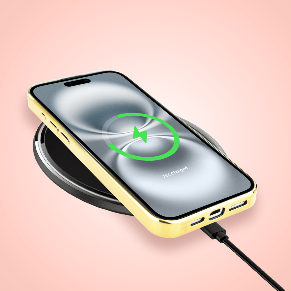 Etui do iPhone 16 IBIZU Elite Glass z MagSafe Magia Azji, Taniec sakury, złote - obrazek 8