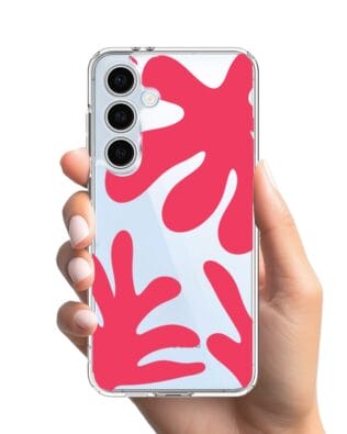 Etui do Samsung Galaxy S24 FE przeźroczyste, silikonowe Flexi, rafa