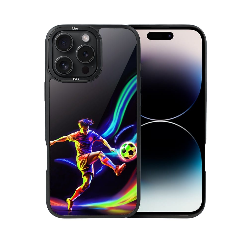 Etui do iPhone 14 Pro IBIZU DropGuard Matt z MagSafe, #ElectroMove, W rytmie piłki nożnej - obrazek 2