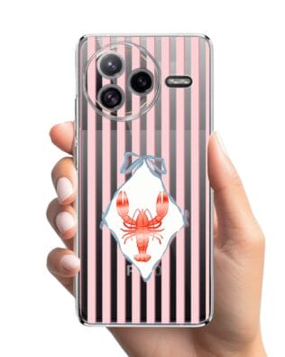 Etui do Xiaomi POCO F7 Ultra przeźroczyste, silikonowe Flexi, Homar