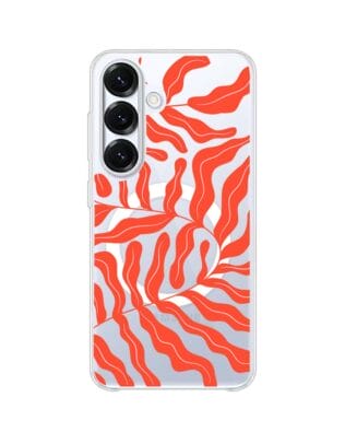 Etui do Samsung Galaxy S25 Plus z MagSafe przeźroczyste, silikonowe Flexi, rafa koralowa