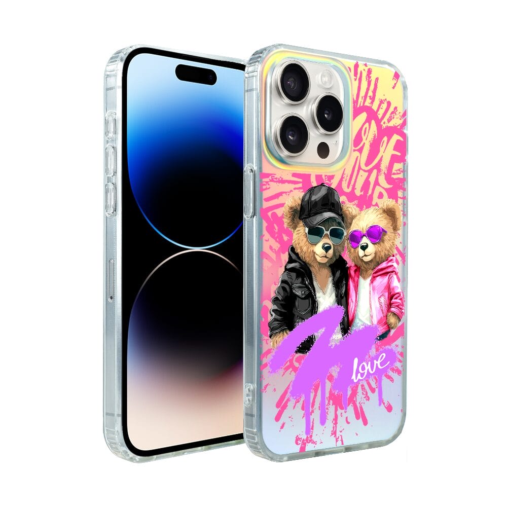 Etui do iPhone 14 Pro IBIZU California Sunset, zmieniające kolor, Couple in Love, zakochana para