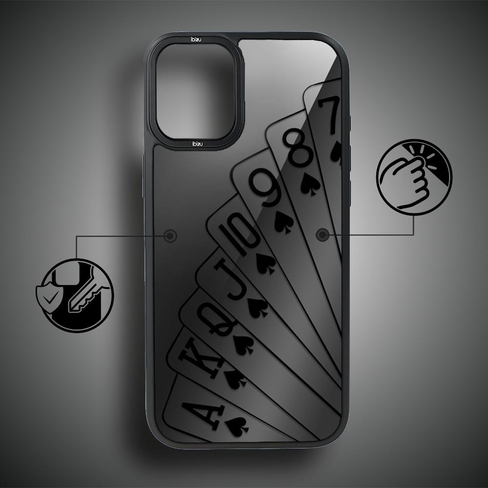 Etui do iPhone 16 IBIZU DropGuard Matt z MagSafe, Midnight, Karty do gry - obrazek 7