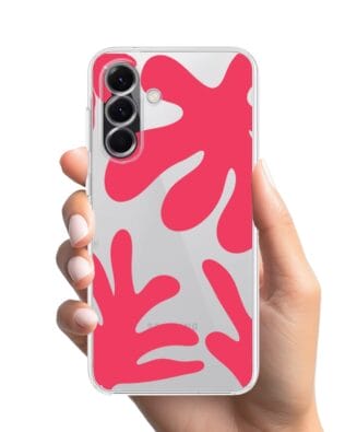 Etui do Samsung Galaxy A56 5G przeźroczyste, silikonowe Flexi, rafa