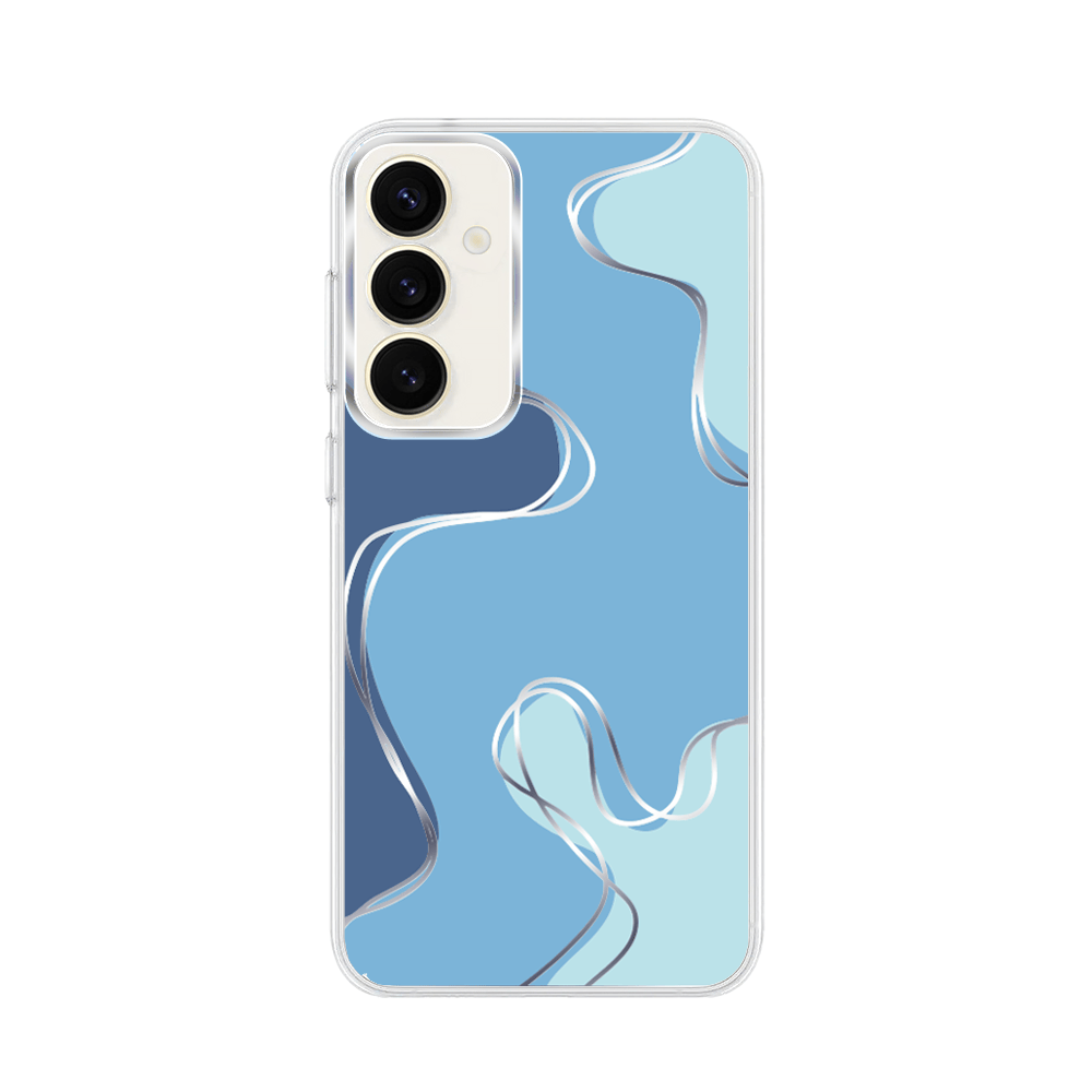 Etui do Samsung Galaxy S23 z MagSafe przeźroczyste, silikonowe Flexi, spokój oceanu