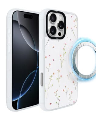 Etui do iPhone 16 Pro IBIZU DropGuard Matt z MagSafe, Pastel Bloom, Polna fantazja