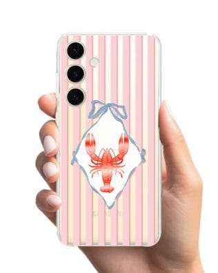 Etui do Samsung Galaxy S24 przeźroczyste, silikonowe Flexi, Homar