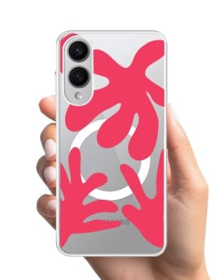 Etui do Samsung Galaxy S25 Edge z MagSafe przeźroczyste, silikonowe Flexi, rafa