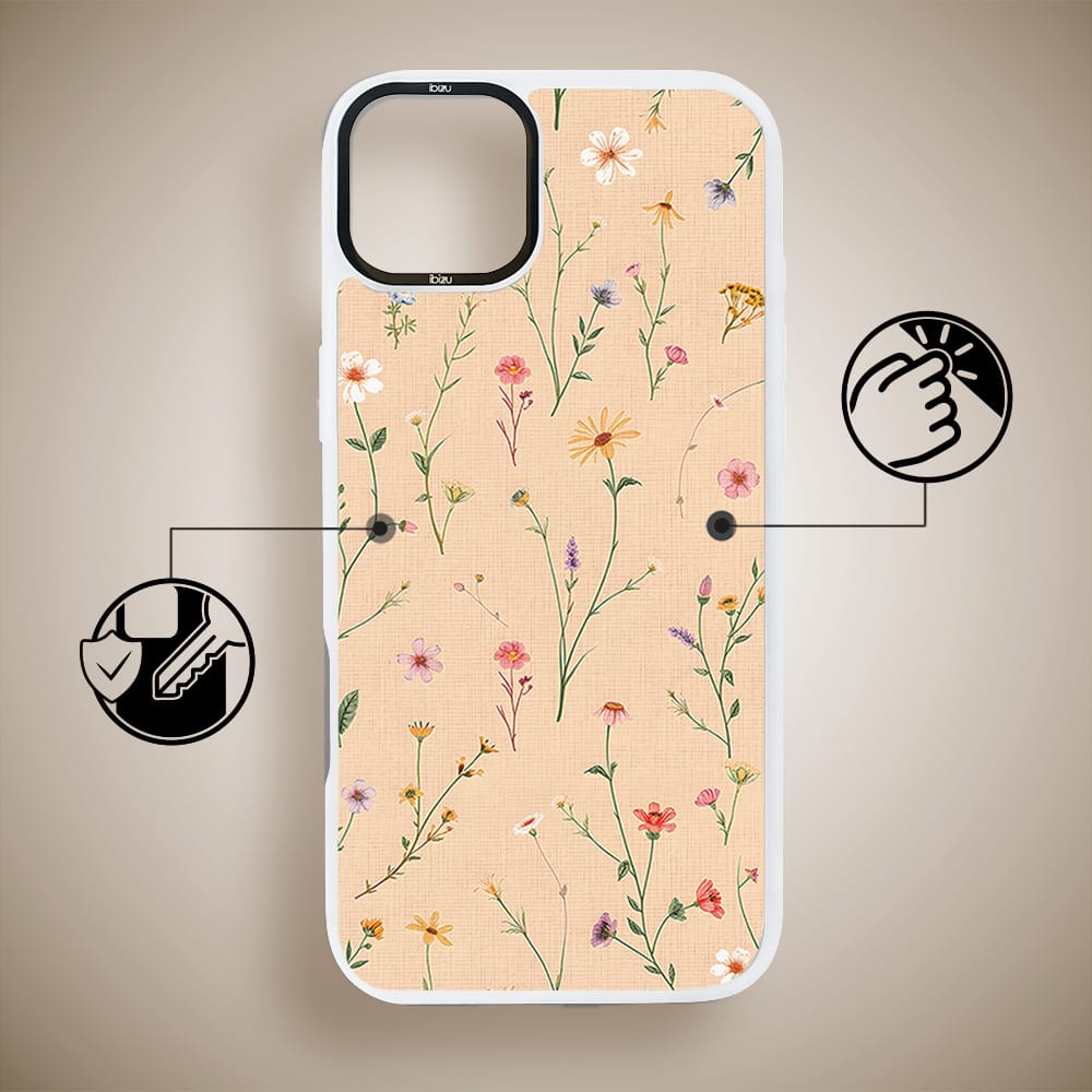 Etui do iPhone 14 Plus IBIZU DropGuard Matt z MagSafe, Pastel Bloom, Koralowa łąka - obrazek 7