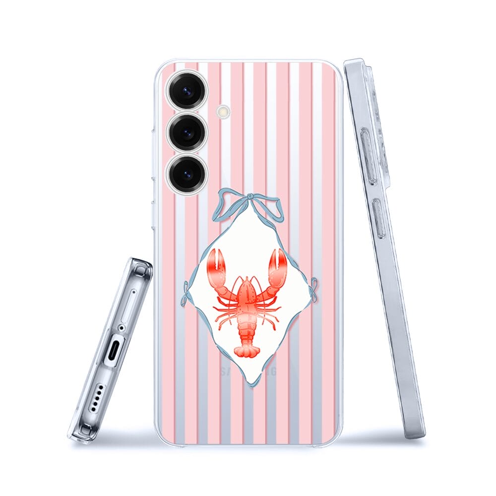 Etui do Samsung Galaxy S25 Plus przeźroczyste, silikonowe Flexi, Homar - obrazek 3