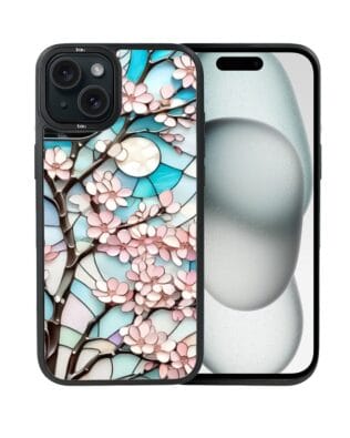 Etui do iPhone 15 Plus IBIZU DropGuard Matt z MagSafe, Barwy Szkła, Księżycowa Wiśnia