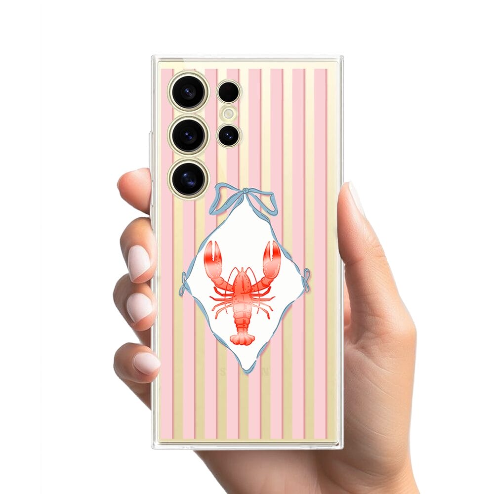 Etui do Samsung Galaxy S24 Ultra przeźroczyste, silikonowe Flexi, Homar - obrazek 2