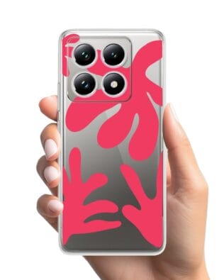 Etui do Xiaomi 14T Pro przeźroczyste, silikonowe Flexi, rafa