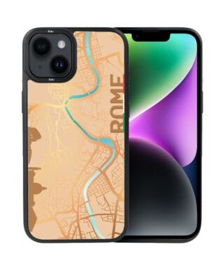 Etui do iPhone 14 Plus IBIZU DropGuard Matt z MagSafe, Mapy Świata, Rome