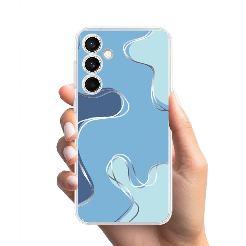 Etui do Samsung Galaxy S23 przeźroczyste, silikonowe Flexi, spokój oceanu - obrazek 2