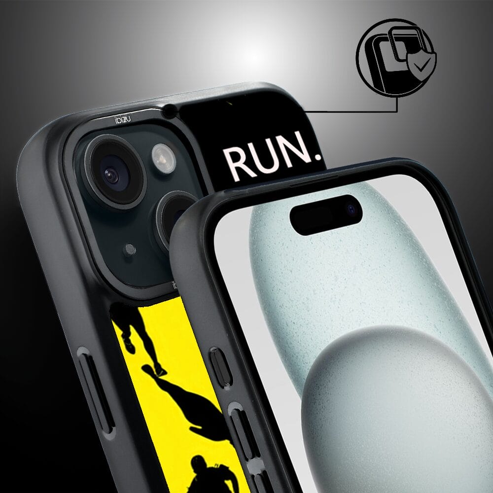 Etui do iPhone 15 IBIZU DropGuard Matt z MagSafe, #Move, Bieg Mistrzów - obrazek 3