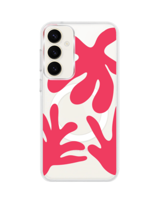 Etui do Samsung Galaxy S23 Plus z MagSafe przeźroczyste, silikonowe Flexi, rafa