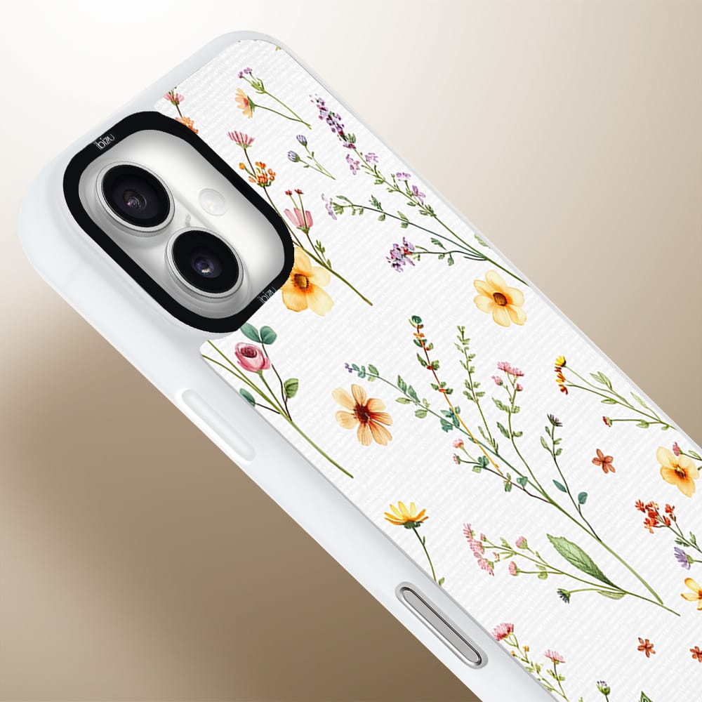 Etui do iPhone 16 Plus IBIZU DropGuard Matt z MagSafe, Pastel Bloom, Letni bukiet - obrazek 4