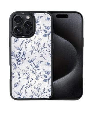 Etui do iPhone 15 Pro Max IBIZU DropGuard Matt z MagSafe, Pastel Bloom, Lazurowe szepty