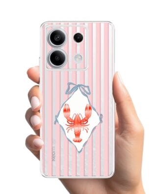 Etui do Xiaomi Redmi Note 13 Pro 5G przeźroczyste, silikonowe Flexi, Homar