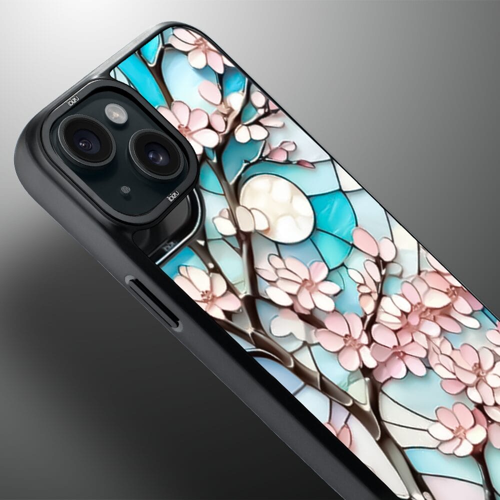 Etui do iPhone 15 IBIZU DropGuard Matt z MagSafe, Barwy Szkła, Księżycowa Wiśnia - obrazek 4