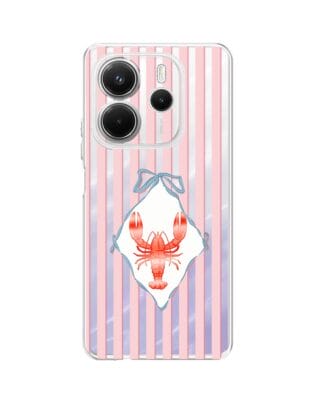 Etui do Xiaomi Redmi Note 14 5G przeźroczyste, silikonowe Flexi, Homar