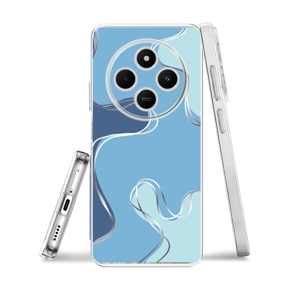 Etui do Xiaomi POCO C75 przeźroczyste, silikonowe Flexi, spokój oceanu - obrazek 3