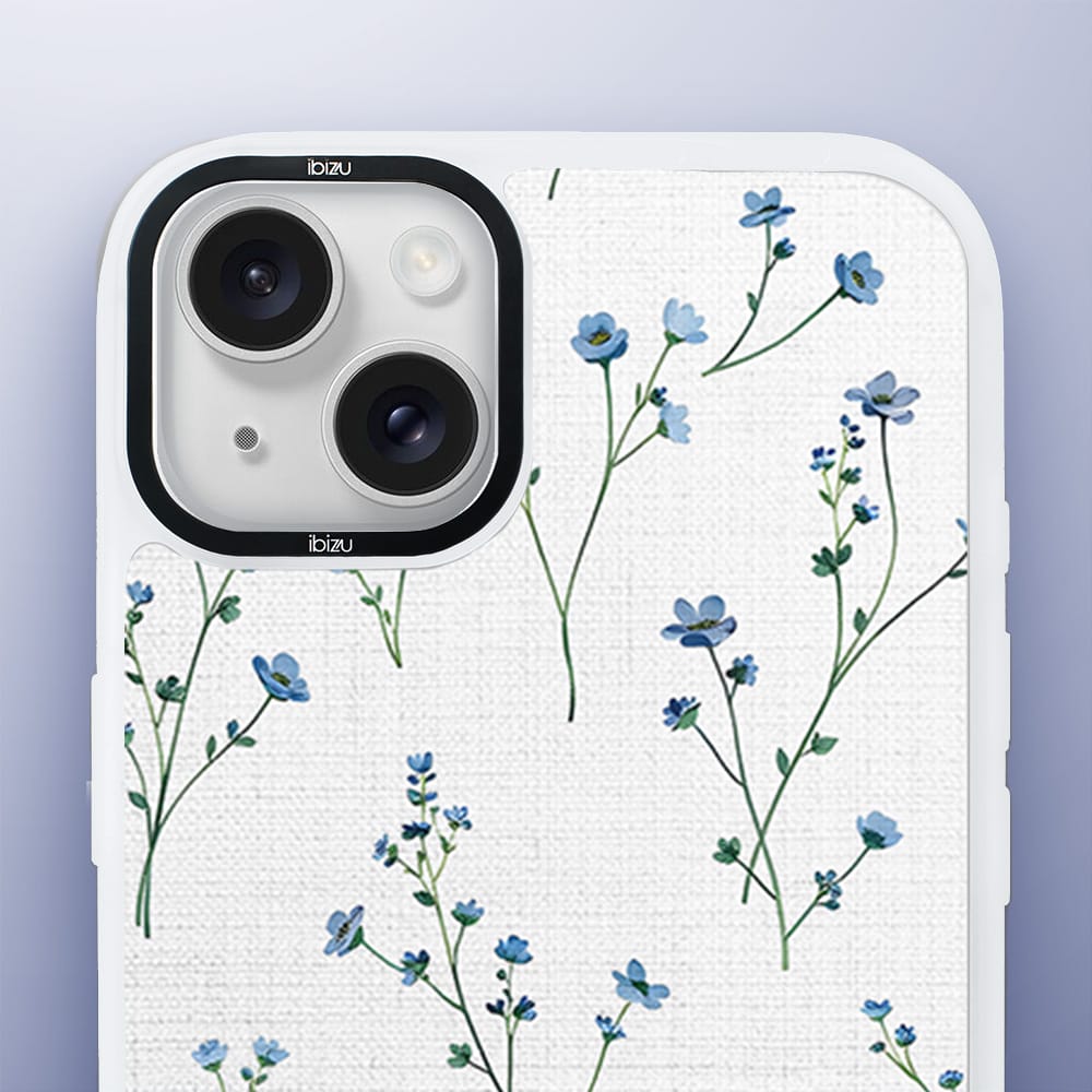 Etui do iPhone 14 Plus IBIZU DropGuard Matt z MagSafe, Pastel Bloom, Niebieski sen - obrazek 5