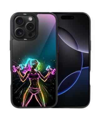 Etui do iPhone 16 Pro IBIZU DropGuard Matt z MagSafe, #ElectroMove, Wibracja fitness