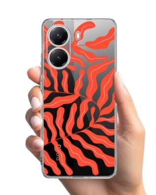 Etui do Xiaomi POCO X7 Pro przeźroczyste, silikonowe Flexi, rafa koralowa