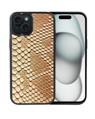 Etui do iPhone 15 IBIZU DropGuard Matt z MagSafe, Zew Natury, Wąż