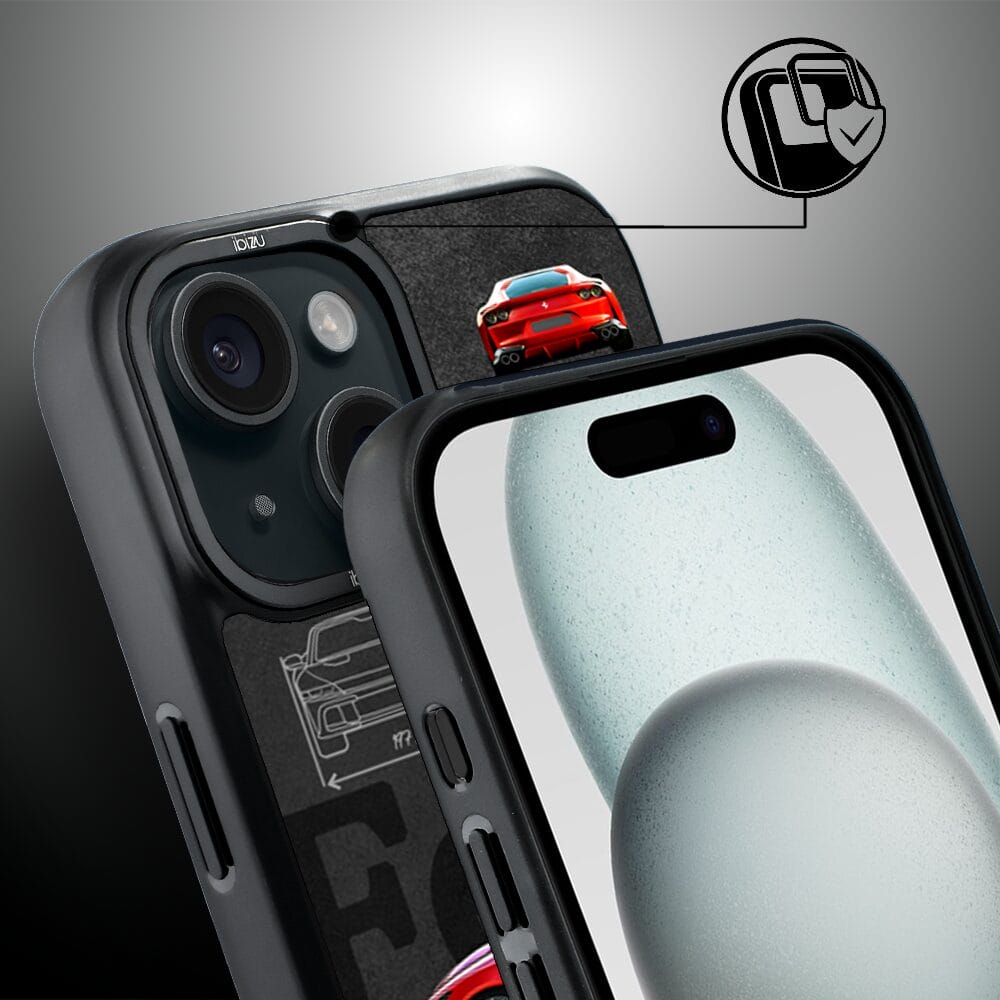 Etui do iPhone 15 IBIZU DropGuard Matt z MagSafe, TechDrive, 812 Superfast - obrazek 3