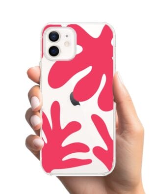 Etui do iPhone 12 Mini przeźroczyste, silikonowe Flexi, rafa