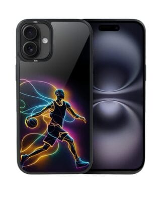 Etui do iPhone 16 Plus IBIZU DropGuard Matt z MagSafe, #ElectroMove, Duch koszykówki