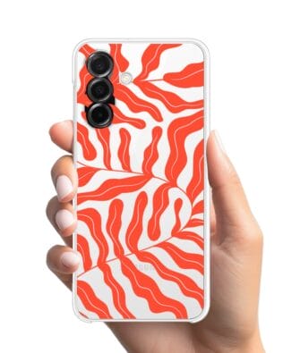 Etui do Samsung Galaxy A26 5G przeźroczyste, silikonowe Flexi, rafa koralowa