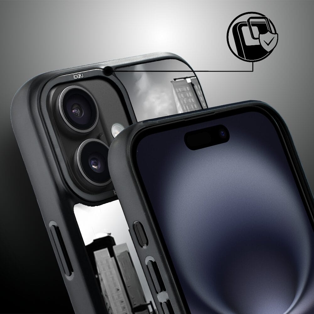 Etui do iPhone 16 Plus IBIZU DropGuard Matt z MagSafe, Noir City, Manhattan - obrazek 3