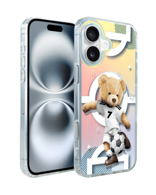 Etui do iPhone 16 Plus IBIZU California Sunset z MagSafe, zmieniające kolor, Football Boy, piłka nożna