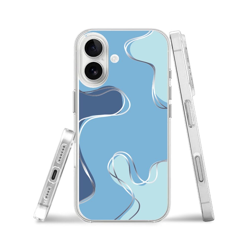Etui do iPhone 16 Plus przeźroczyste, silikonowe Flexi, spokój oceanu - obrazek 3