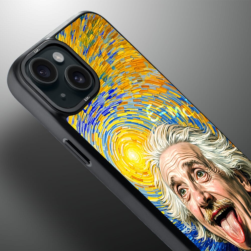 Etui do iPhone 15 IBIZU DropGuard Matt z MagSafe, Einstein - obrazek 4