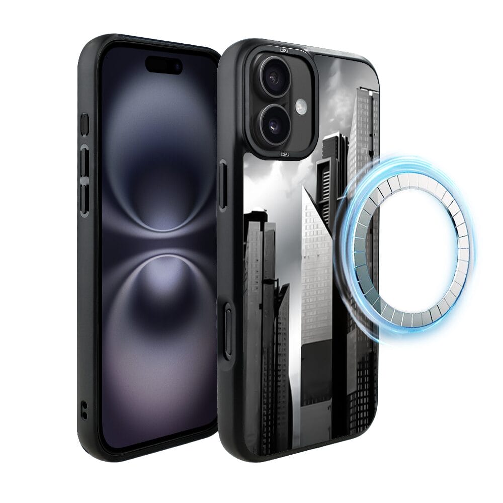 Etui do iPhone 16 Plus IBIZU DropGuard Matt z MagSafe, Noir City, Manhattan