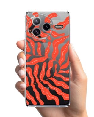 Etui do Xiaomi POCO F7 Ultra przeźroczyste, silikonowe Flexi, rafa koralowa