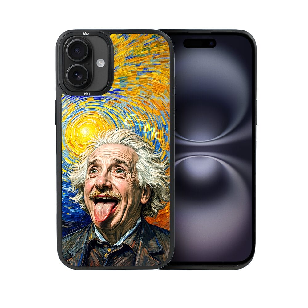 Etui do iPhone 16 IBIZU DropGuard Matt z MagSafe, Einstein - obrazek 2