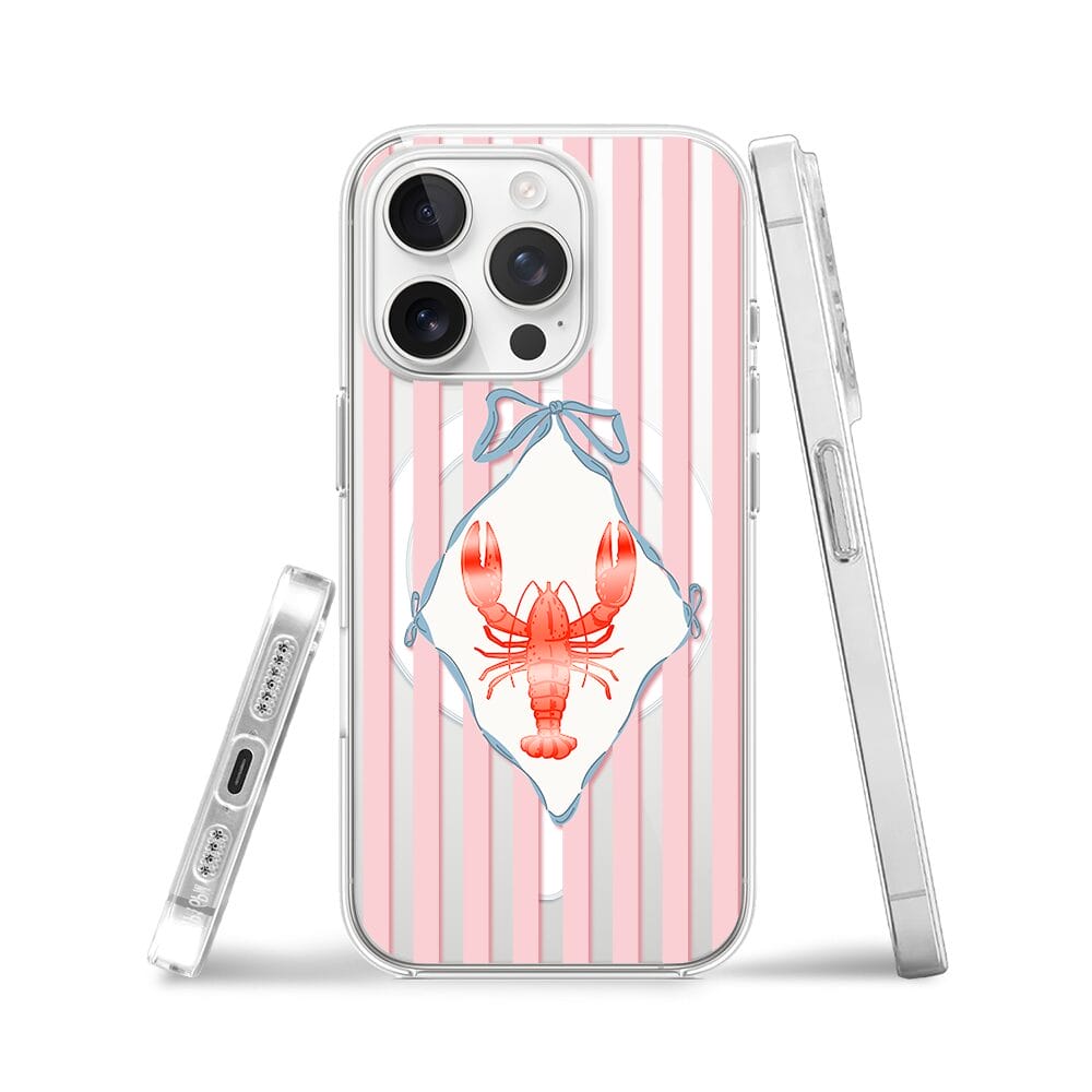 Etui do iPhone 13 Pro z MagSafe przeźroczyste, silikonowe Flexi, Homar - obrazek 3