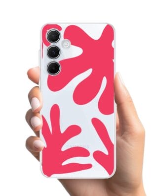 Etui do Samsung Galaxy A35 5G przeźroczyste, silikonowe Flexi, rafa