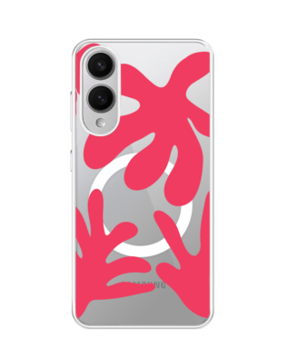 Etui do Samsung Galaxy S25 Edge z MagSafe przeźroczyste, silikonowe Flexi, rafa