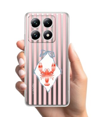 Etui do Xiaomi 14T Pro przeźroczyste, silikonowe Flexi, Homar
